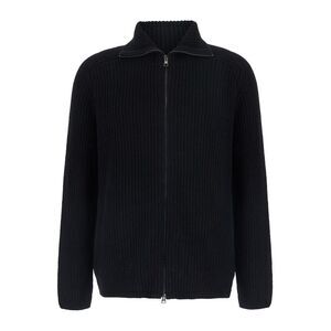 Tagliatore Men Full Zip Hoodie In Black